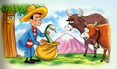 Fabula El Hombre y la Culebra