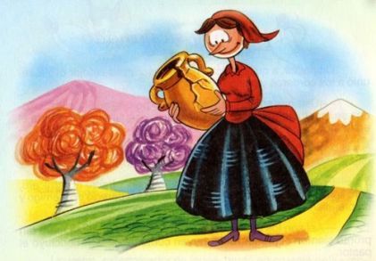 Fabula La Mujer y el Cantaro