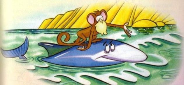Fabula El Mono y el Delfin
