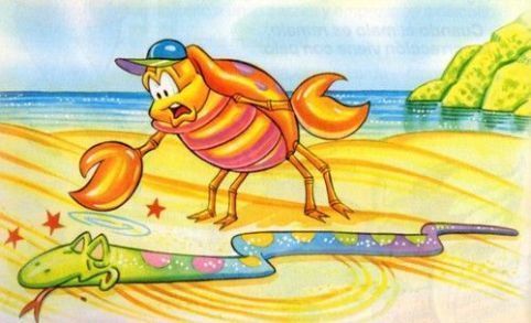 Fabula La Serpiente y el Cangrejo