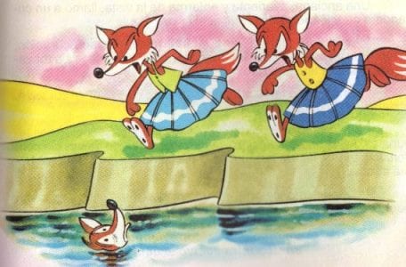 Fabula Las Raposa en la Orilla de Rio
